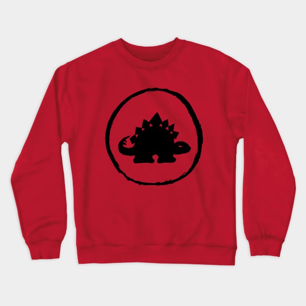 DinoRonin Logo Crewneck Sweatshirt by hamsterrage